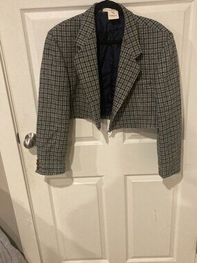 Free People Cropped Tweed Jacket